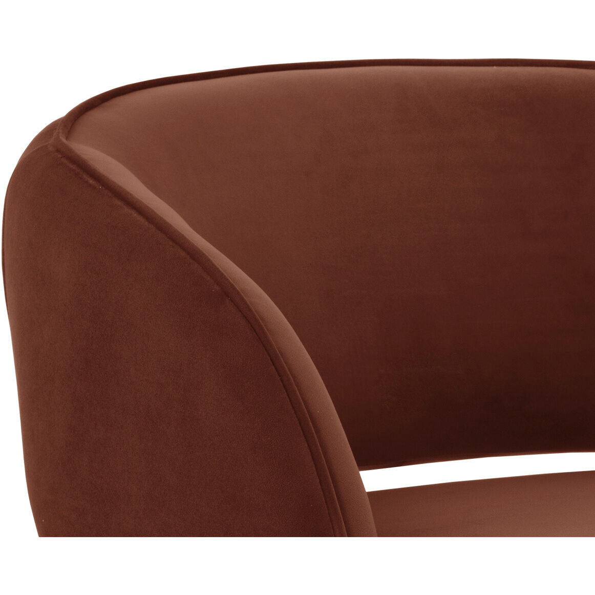 Rosalia Meg Rust Lounge Chair